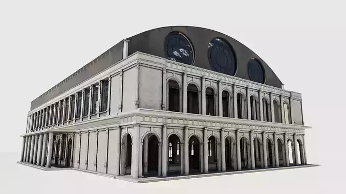 Building  With Interiors 3D model