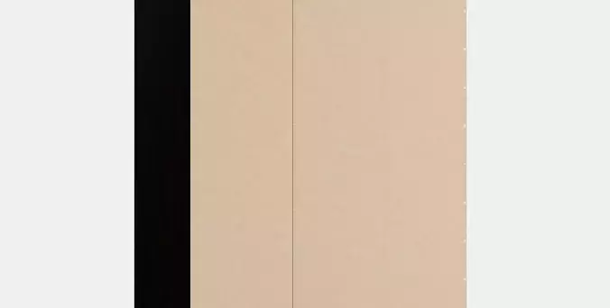 RAKKESTAD Wardrobe with 3 doors 3D model