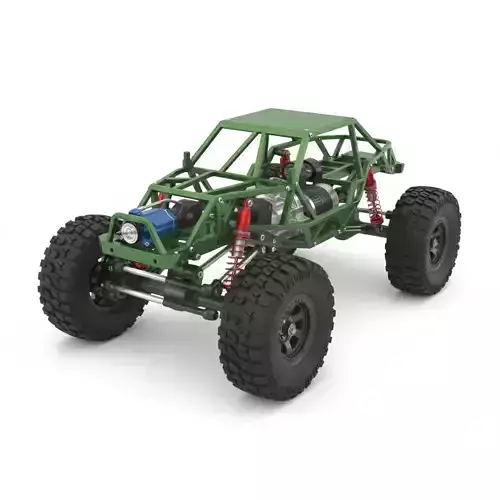 RC Rock Crawler Off Road Buggy Chassis Low-poly 3D model