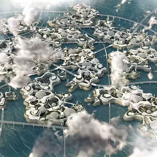 Metropolis Eco energy 3D model 2