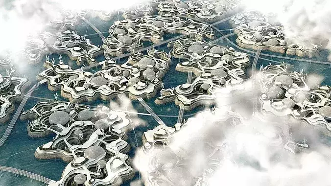 Metropolis Eco energy 3D model 3