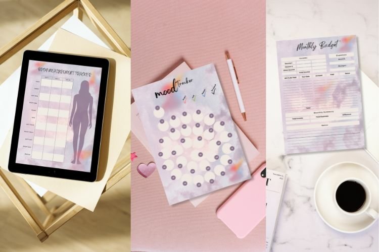 Printable Bullet Journal - Planner Bundle - kdp interiors 3
