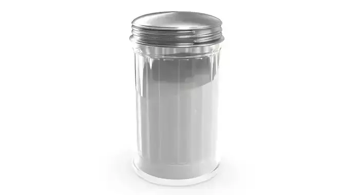 Sugar Canister Low-poly 3D model