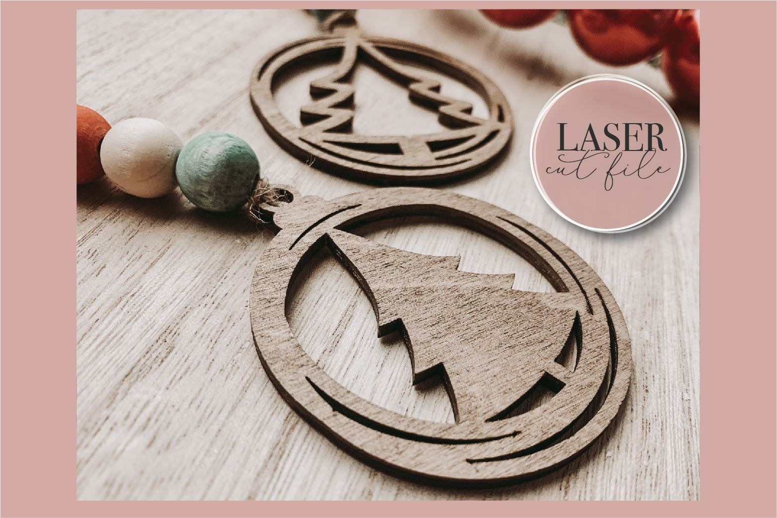 Christmas Ornament Laser SVG Bundle, Christmas Ornaments svg 2