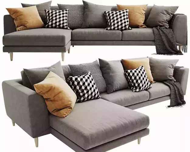 Boconcept FArgo 2 chaise lounge 3D model