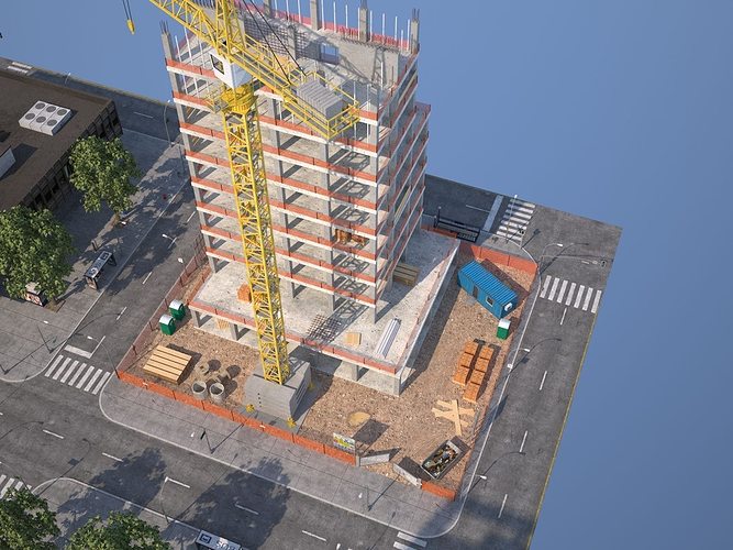 City KC1 3D model 3