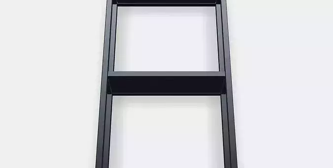ENHET wall structure with shelves 3D model 3