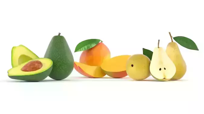 Fruit Collection 3D model
