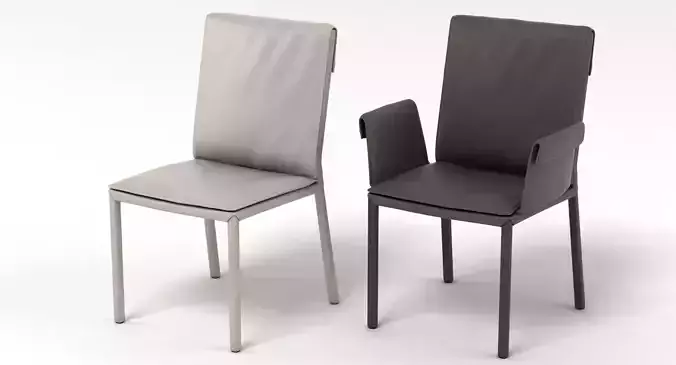 Cattelan Italia Isabell Chairs 3D model