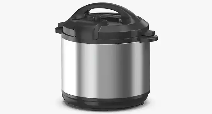 Pressure Cooker 03 On 3D model 3