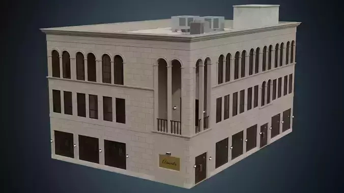 Building 30 Low-poly 3D model