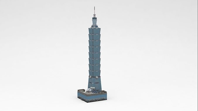 Taipei 101 3D model 2