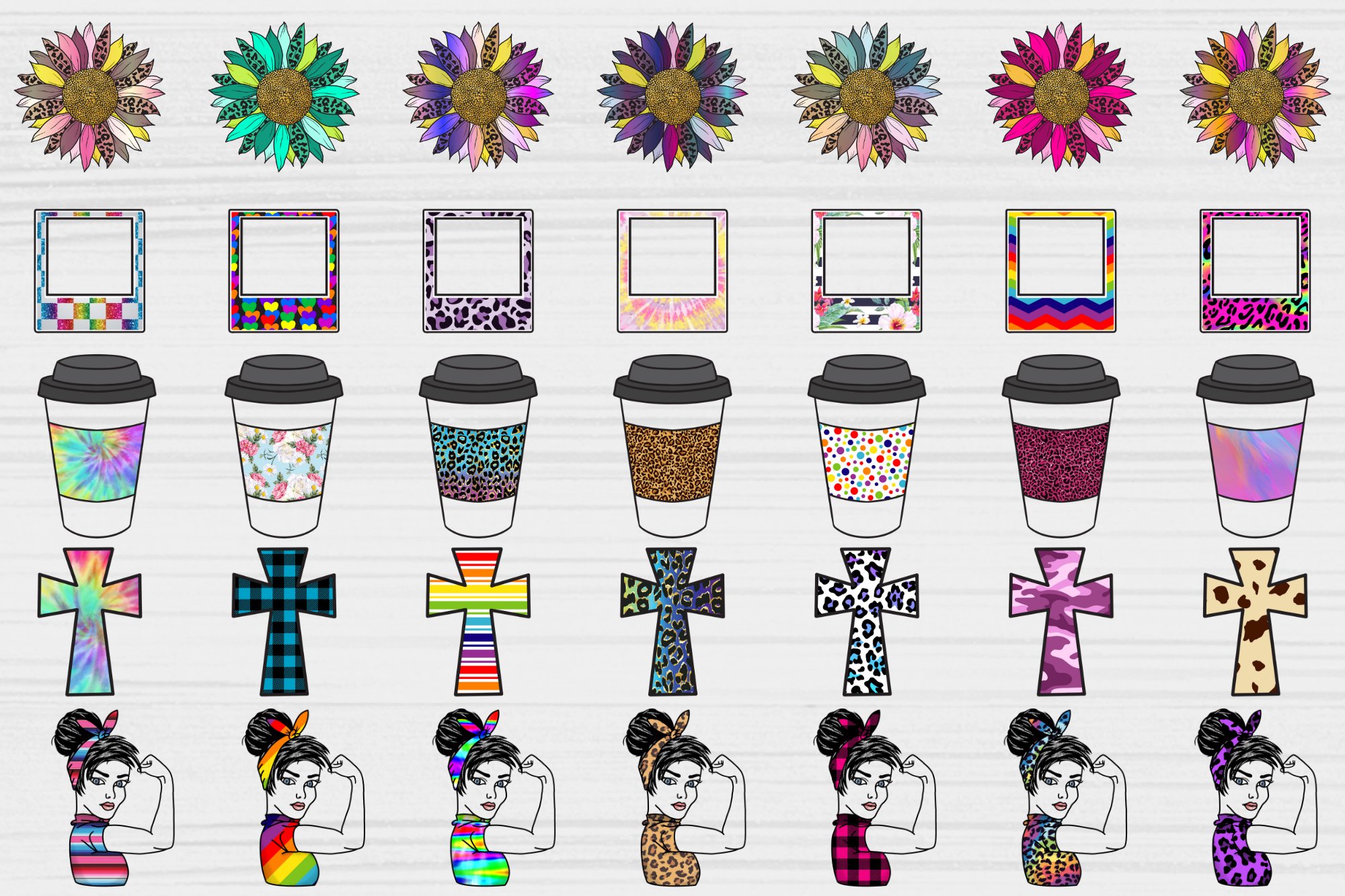Elements Sublimation Bundle, Clip art Sublimation Designs 3