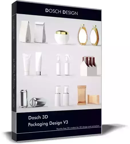 DOSCH 3D - Packaging Design V3 3D model