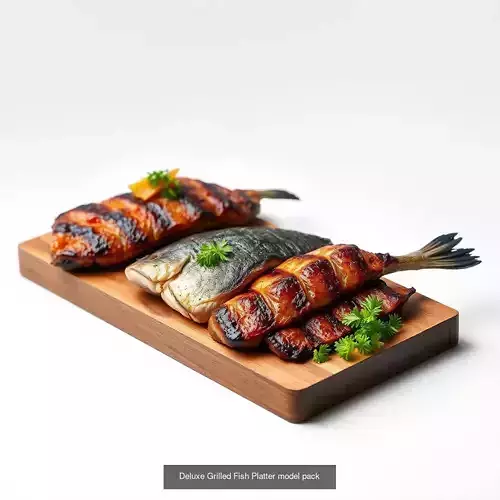 Gourmet BBQ Models Collection 3D Model Pack