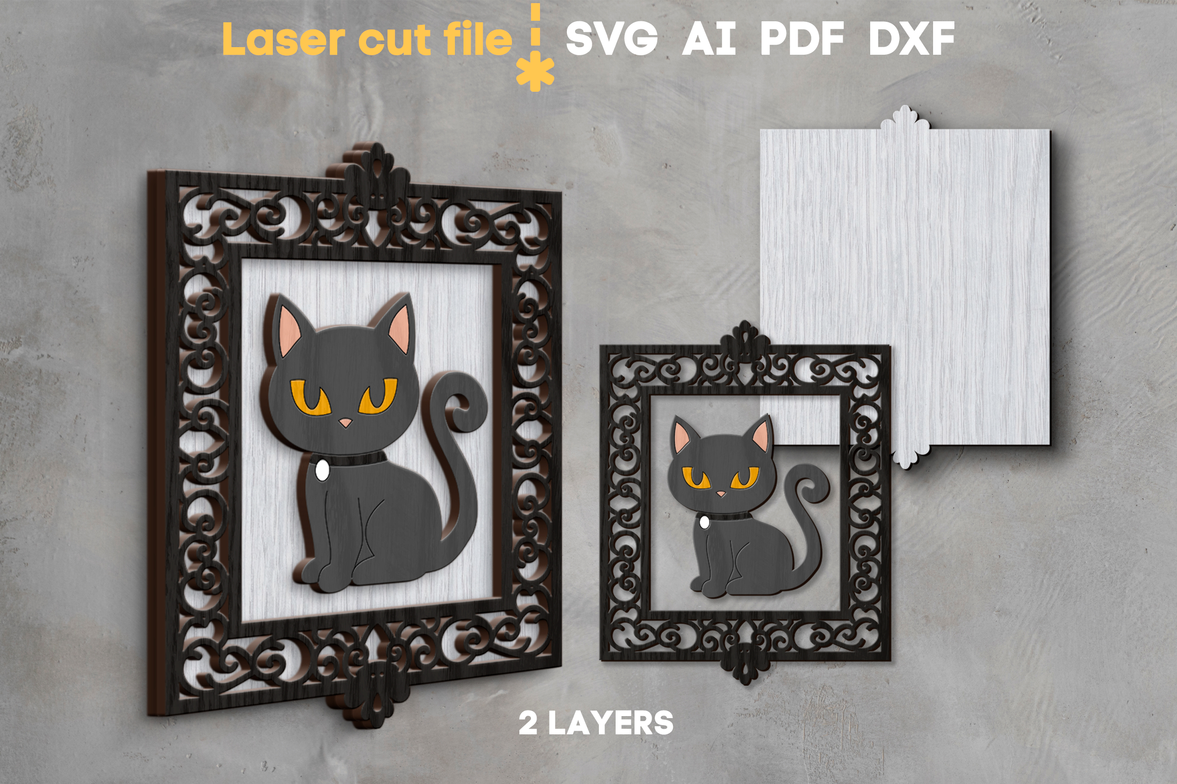 Halloween Bundle SVG laser cut files for Glowforge 3
