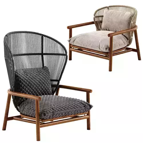 Gloster Fern armchair 3D model