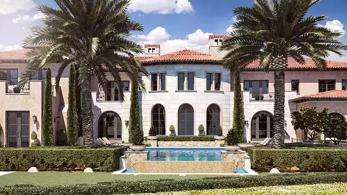 DEL MAR VILLA 3D model