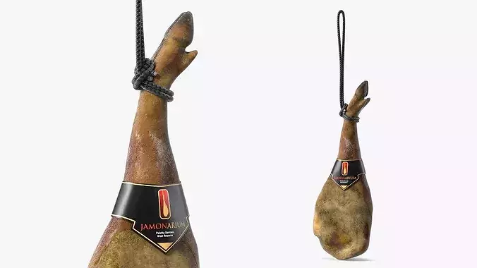 Jamonarium Iberico Ham Leg Whole 3D model