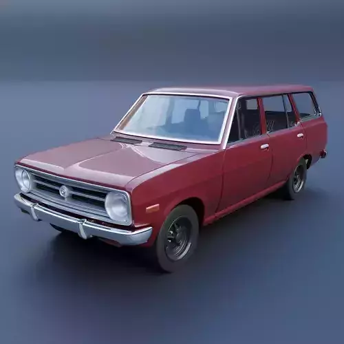 Datsun 1200 Wagon 1972 3D print model