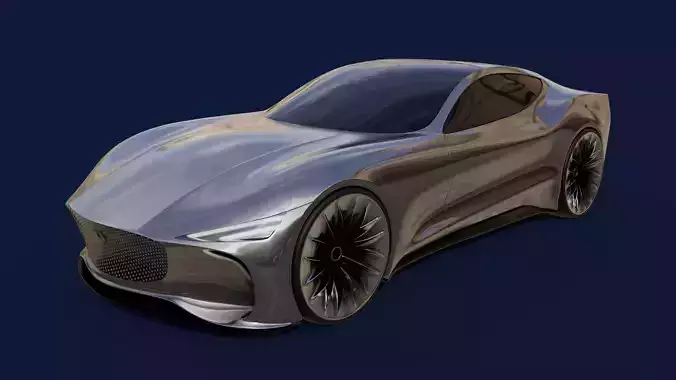 Coupe Car 3D model
