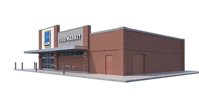 Retail-199 Aldi-004 3D model 2