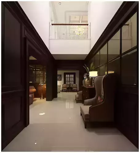 big house decoration 3D model