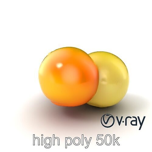 Exotic Mochi Ice Cream Trio Model Pack Low-poly 3D model 2