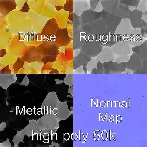 Exotic Mochi Ice Cream Trio Model Pack Low-poly 3D model 3