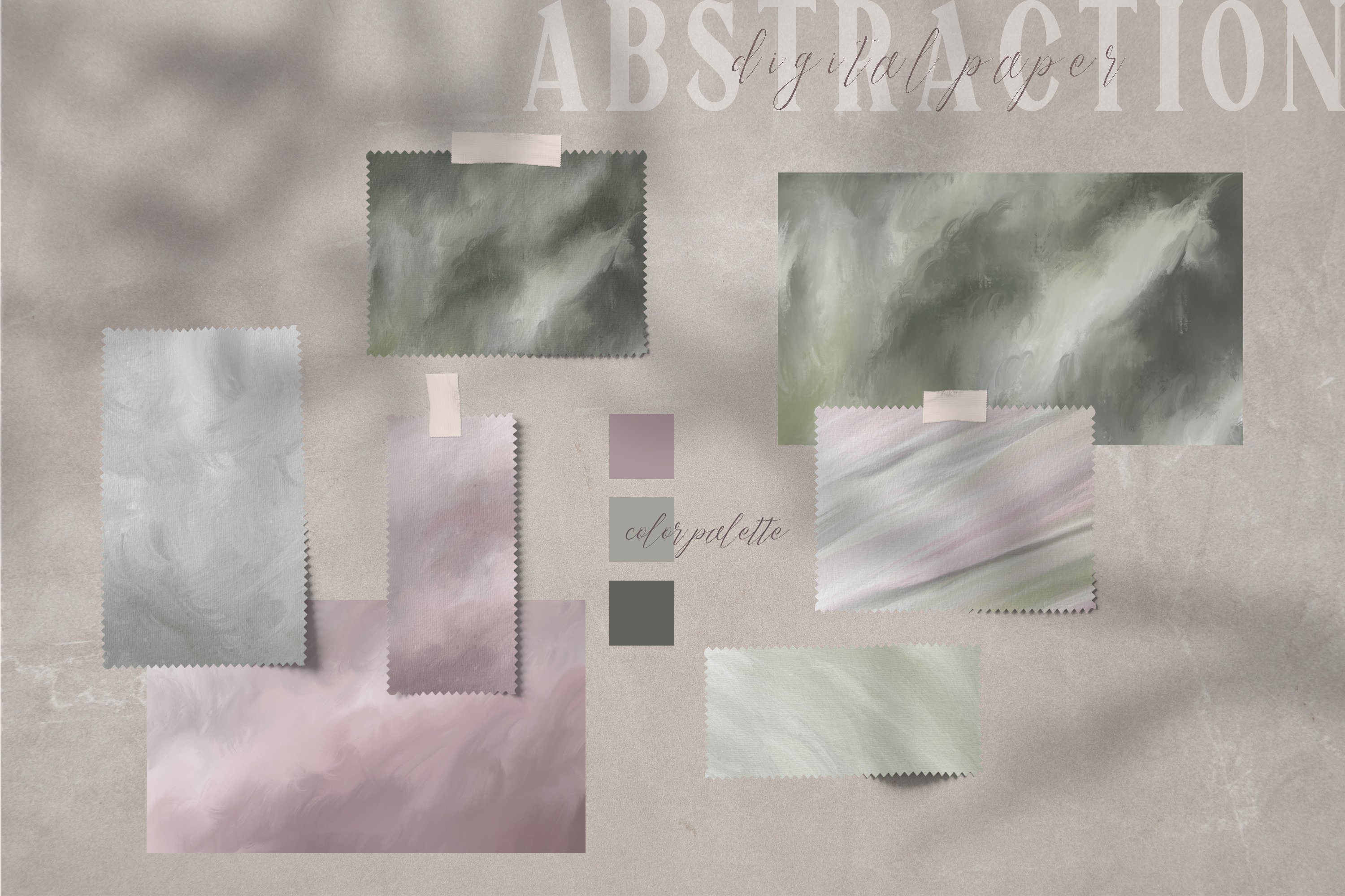 Abstract digital paper pack -65 abstract backgrounds 3
