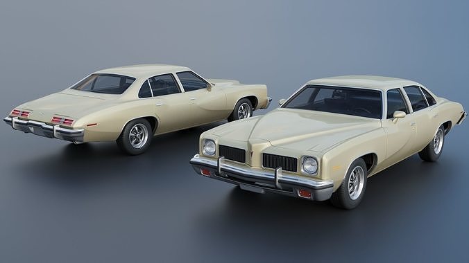Pontiac LeMans 4 Door 1973 3D print model 2