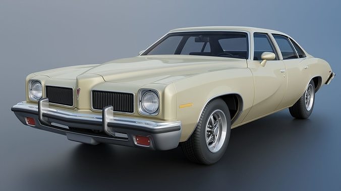 Pontiac LeMans 4 Door 1973 3D print model 3