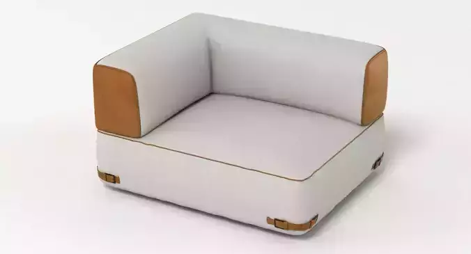 Fendi Soho Sofa 3D model