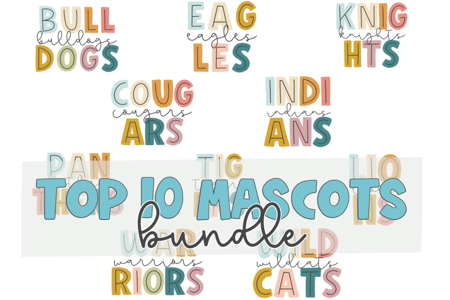 Top 10 most used mascots! Mascot Bundle