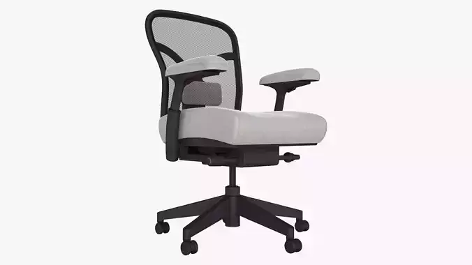 Low Back Ergonomic Office Chair 3D model