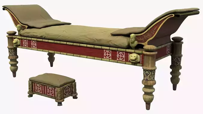 Triclinium accubitum 3D model