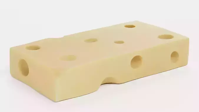 Cheese Set - Dairy Assortment 3D model 3