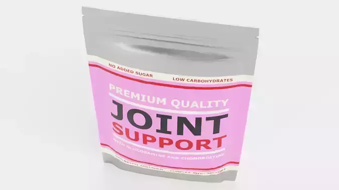 Joint Support - Product Concept Packaging Low-poly 3D model 2