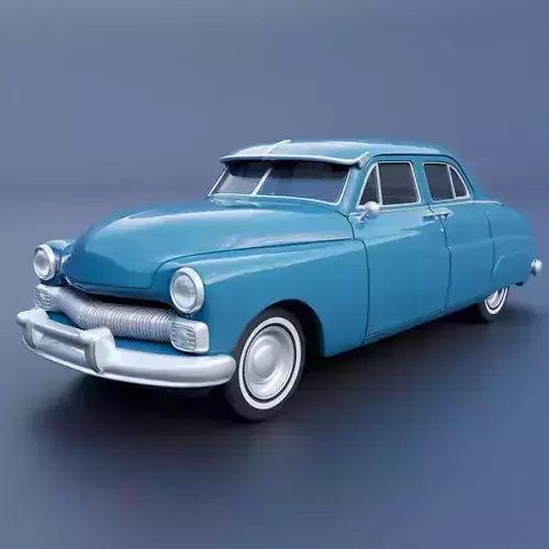 Mercury Eight 4Door 1950 3D print model