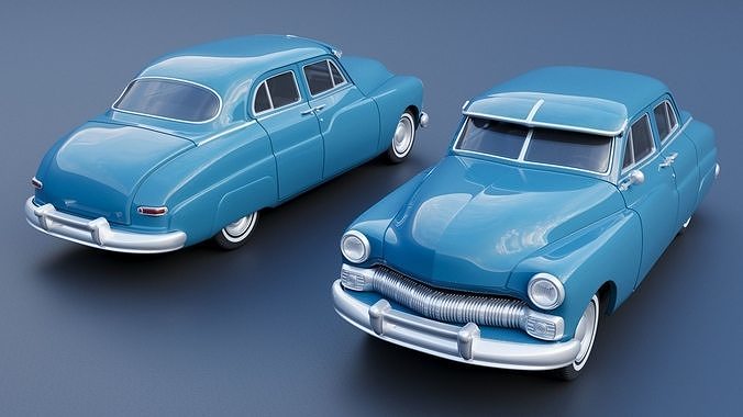 Mercury Eight  4Door 1950 3D print model 2