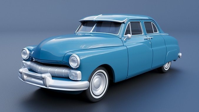 Mercury Eight  4Door 1950 3D print model 3