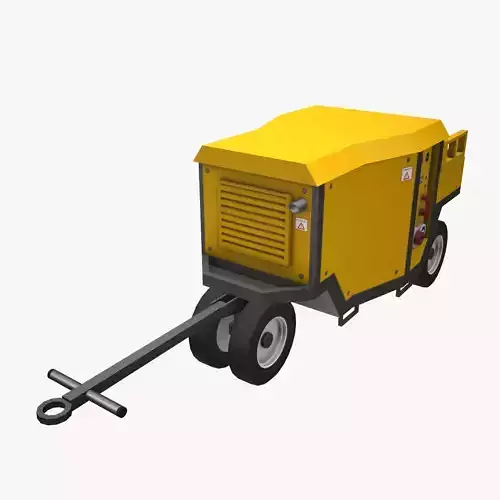 Ground Power Unit --369-- Low-poly 3D model