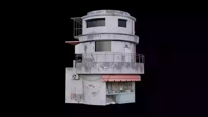 Urban Capsule store 3D model