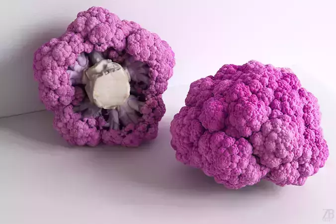 Broccoli Low-poly 3D model