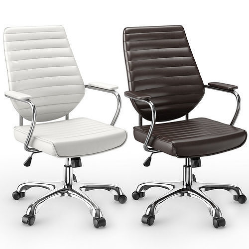 Office chair Coaster High Back 3D model 3