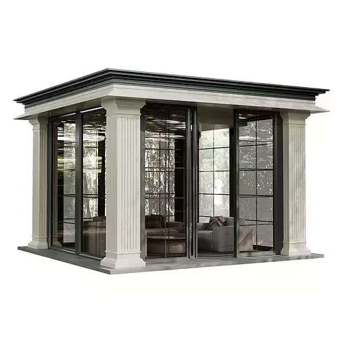 Gazebo-09 3D model