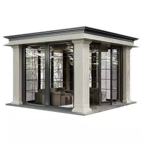 Gazebo-09 3D model 2
