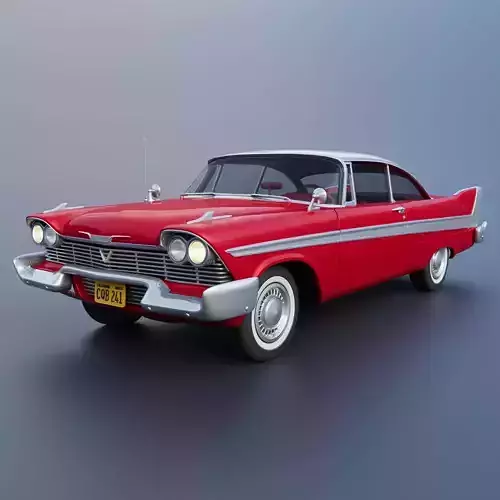 Plymouth Fury 1958 3D print model