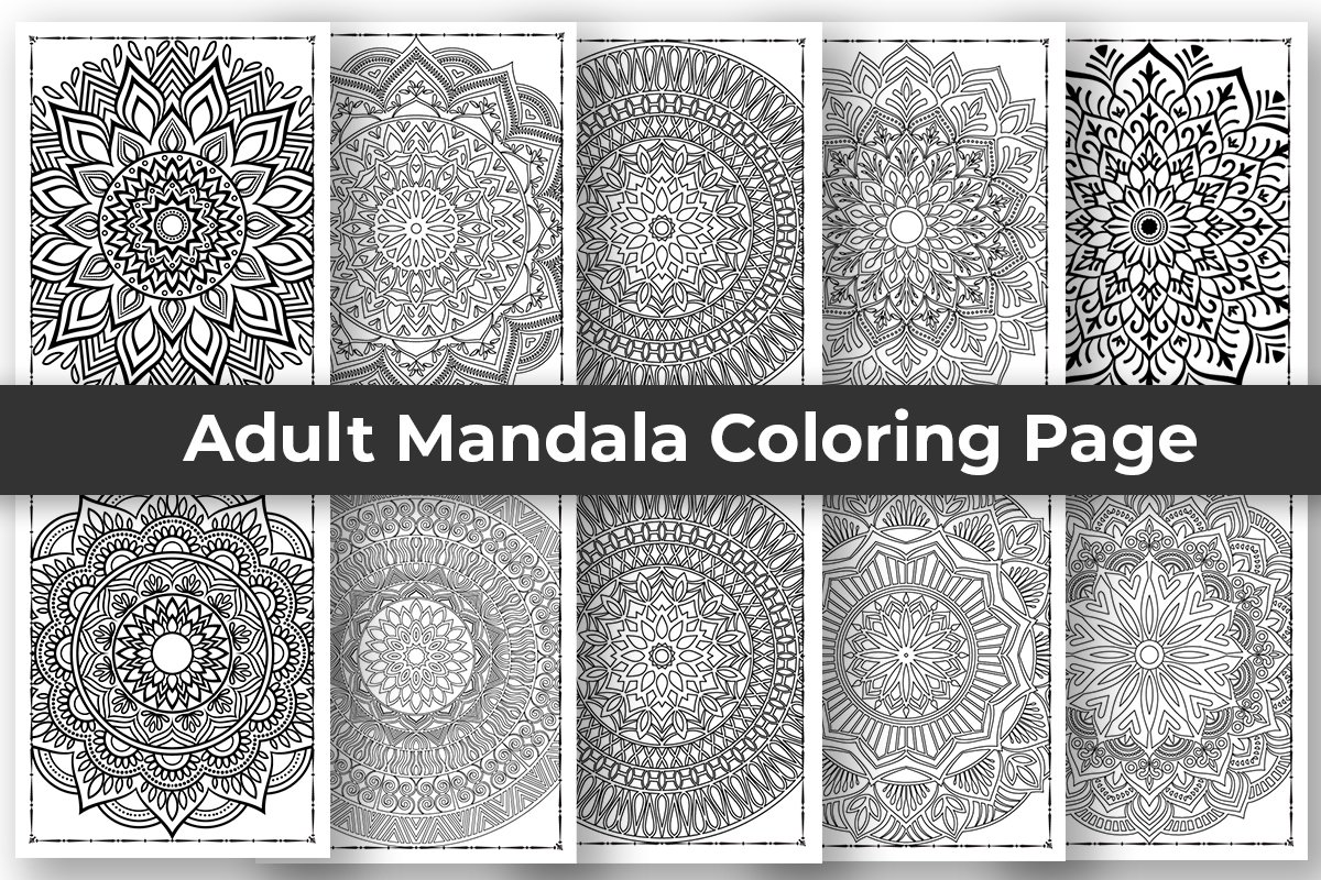 150 Mandala Coloring Page Bundle for KDP 3