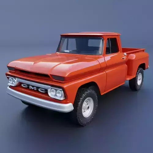 GMC Stepside Pickup 1965  3D print model